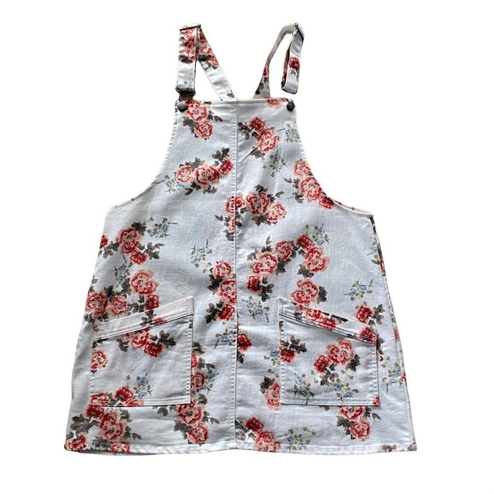 No Boundaries Pinafore Dress Junior Size XL Pockets, Adjustable Straps